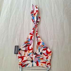 Etiquette Multicolor Halter Top Bralet